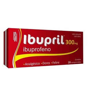 Ibupril Comprimido 300mg, caixa com 20 comprimidos