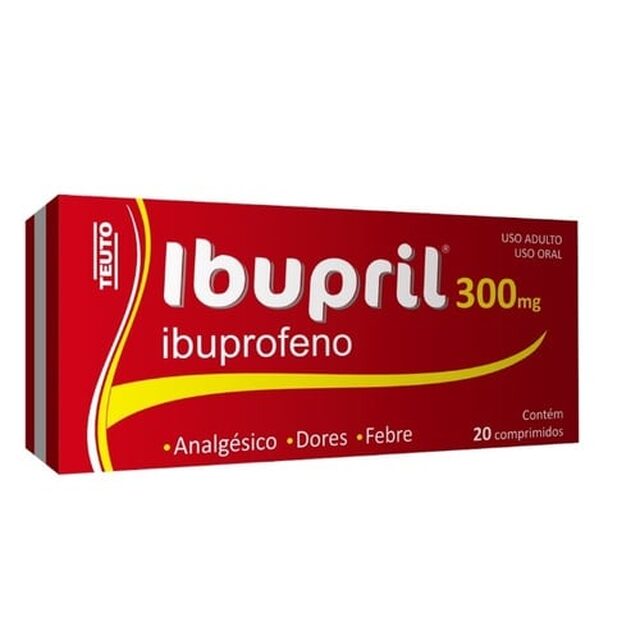 Ibupril Comprimido 300mg, caixa com 20 comprimidos