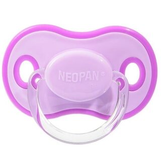 Chupeta Neopan Bicolor 6+ meses, bico ortodôntico, rosa