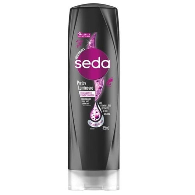 Condicionador Seda Pretos Luminosos 350mL