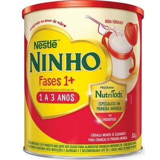 Fórmula Infantil Ninho Fases 1+ lata, 1 unidade com 800g
