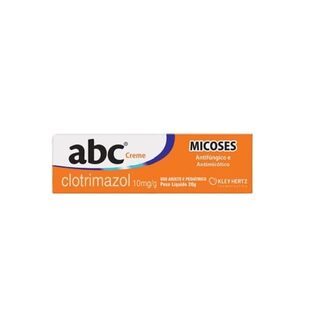 ABC 10mg/g, caixa com 1 bisnaga com 20g de creme de uso dermatológico