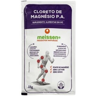 Cloreto de Magnésio P.A Meissen sachê, 1 unidade com 33g