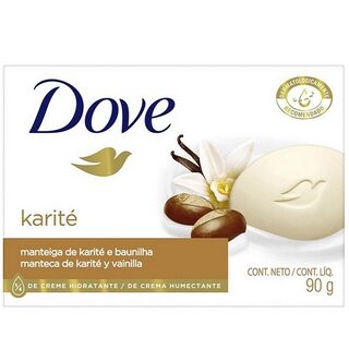 Sabonete Dove Manteiga de Karité e Baunilha, barra com 90g