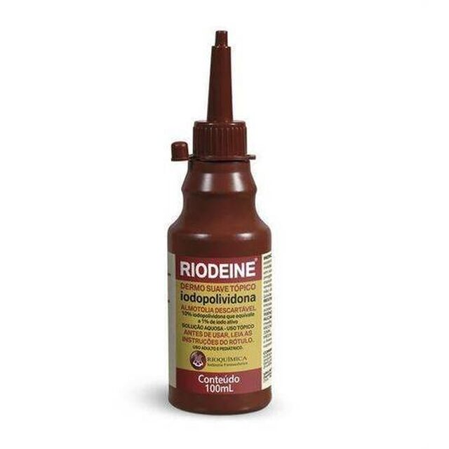 Dermo Suave Tópico Riodeine solução, 1 unidade com 100mL