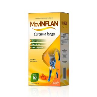 Movinflan Cúrcuma Longa 130mg, 60 cápsulas