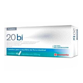 Suplemento alimentar 20 BI 335mg caixa com 10 comprimidos