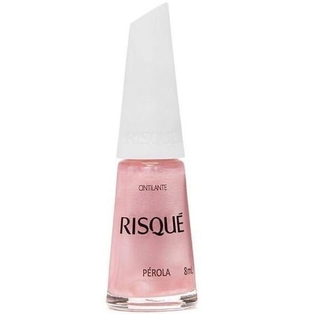 Esmalte Cintilante Risqué pérola, 8mL
