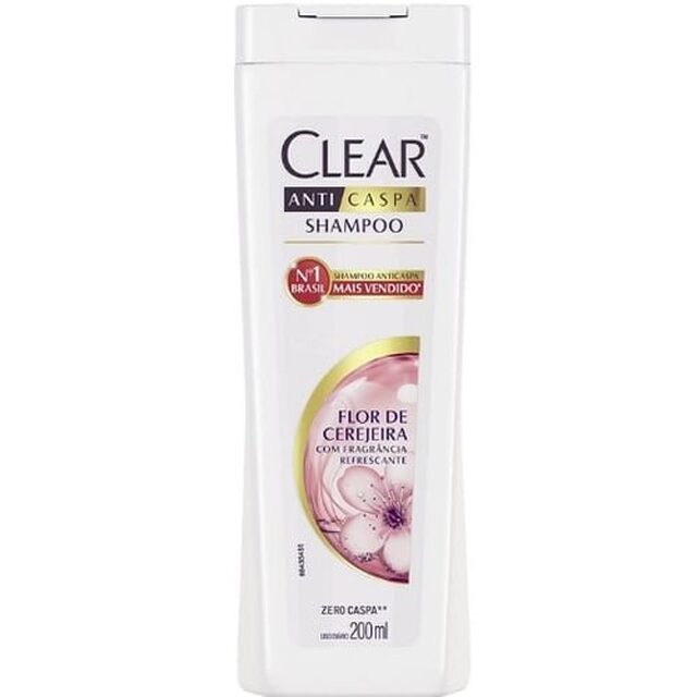 Shampoo Anticaspa Clear Flor de Cerejeira 200mL