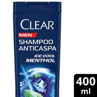 Shampoo Anticaspa Clear Men Ice Cool Menthol 1 unidade com 400mL