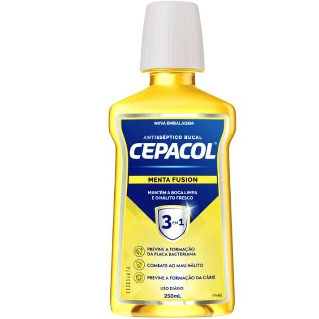 Antisséptico Bucal Cepacol Menta Fusion 250mL