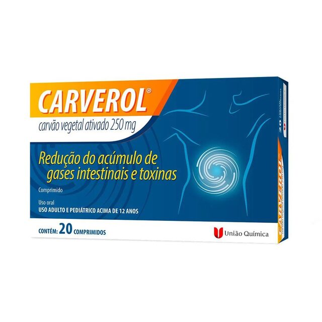 CARVEROL 250 MG 20 CPD