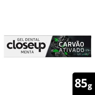 Creme Dental Closeup Carvão Ativado Menta 85g
