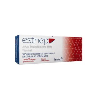 Esthep Biolab 800mg, caixa com 30 cápsulas