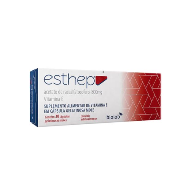 Esthep Biolab 800mg, caixa com 30 cápsulas
