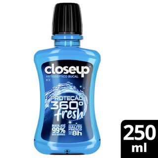 Enxaguante Bucal Closeup Ice com Álcool 250mL