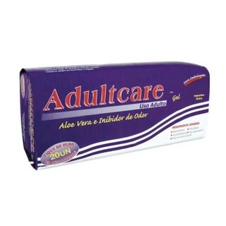 Absorvente Geriátrico Adultcare tamanho único com 20 unidades