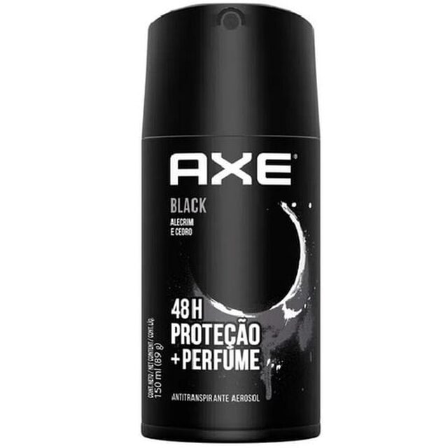 Desodorante Antitranspirante Axe Black aerossol, 152mL