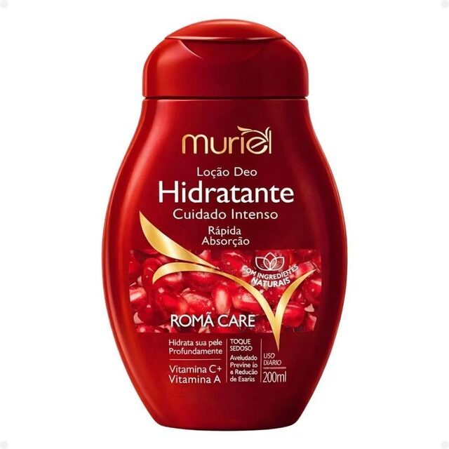 Loção Deo Hidratante Muriel Romã Care, 200mL