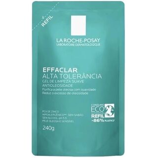Gel para Limpeza Facial La Roche-Posay Effaclar Alta Tolerância refil, 1 unidade com 240g