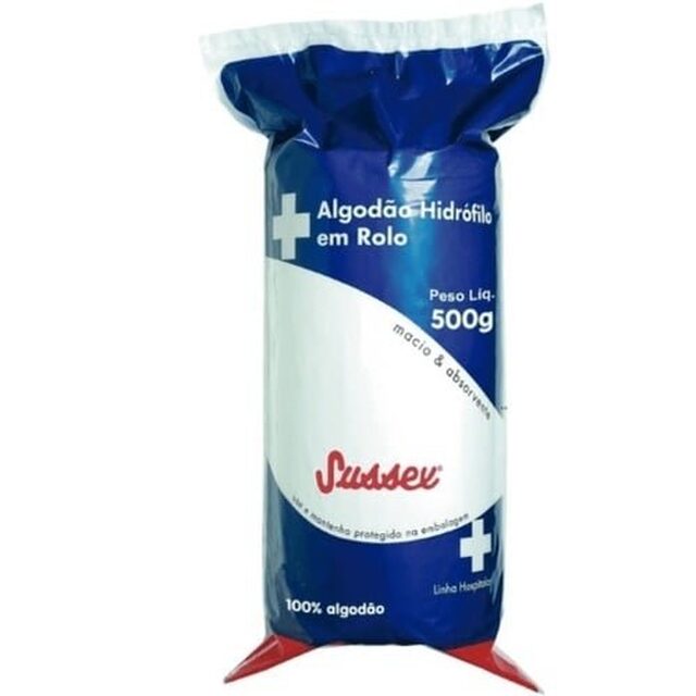 Algodão Sussex rolo com 500g