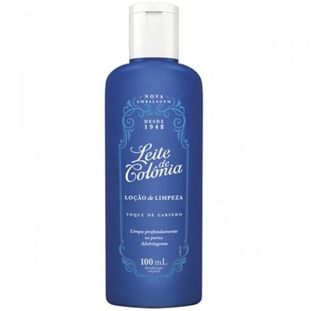 Loção de Limpeza Corporal Leite de Colônia toque de carinho com 100mL