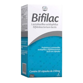 Probiótico Bifilac 250mg, 30 cápsulas