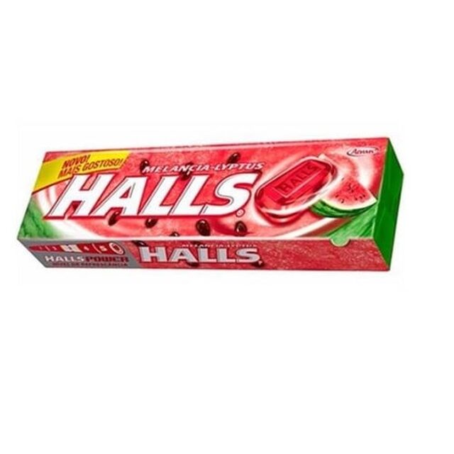Bala Halls melancia, 1 unidade com 28g