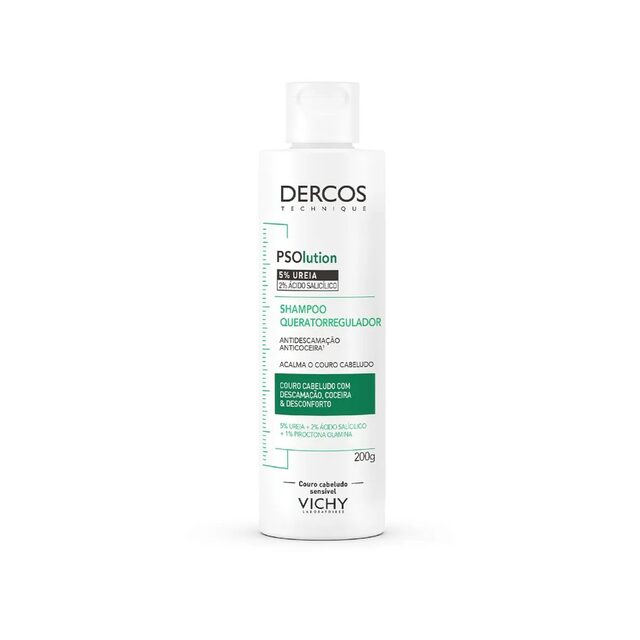 Shampoo Vichy Dercos PSolution Queratorregulador 200g