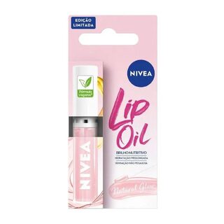 Nivea Hidratante Labial Lip Oil Brilho Nutritivo Natural Glow 5,5Ml (8806322113372)
