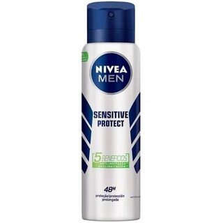 Desodorante Antitranspirante Masculino Nivea Men Sensitive Protect aerossol, 1 unidade com 150mL