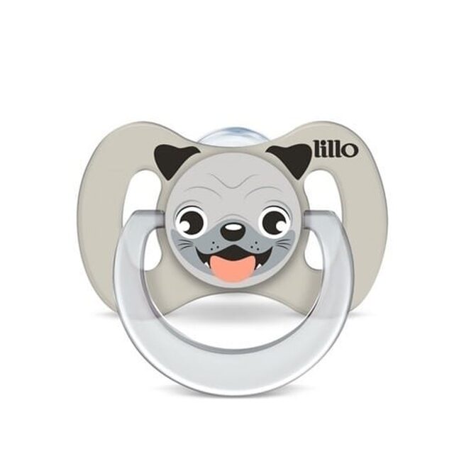 Chupeta Lillo Funny 0 a 6 meses, cachorro com 1 unidade