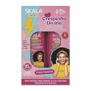 Kit Skala Crespinho Divino Shampoo 325mL + Condicionador 200mL