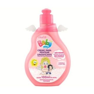 Creme de Pentear Umidificante Muriel Baby rosa, 100mL