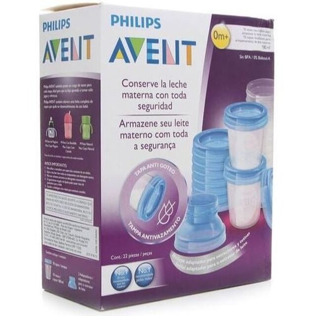 Kit Copos de Armazenar Leite Avent 10 Peças