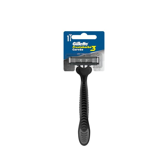 Aparelho de Barbear Gillette Prestobarba 3 Carvão, 1 unidade