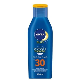 Protetor Solar Corporal e Facial Nivea Sun Protect & Hidrata FPS 30 com 400mL