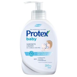 Sabonete Protex Baby Proteção Delicada líquido, frasco, 1 unidade com 200mL