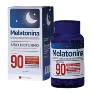 Melatonina União Química, 90 comprimidos orodispersíveis