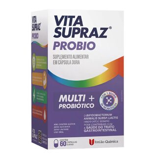 Probiótico Vita Supraz Probio Multi + Probiótico, 60 cápsulas