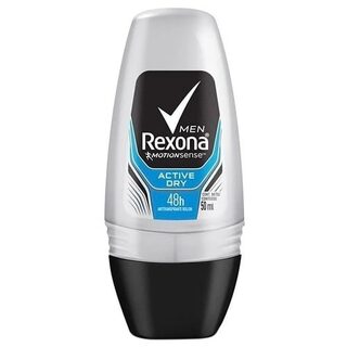 Desodorante Antitranspirante Rexona Men Active Dry roll-on, 1 unidade com 50mL