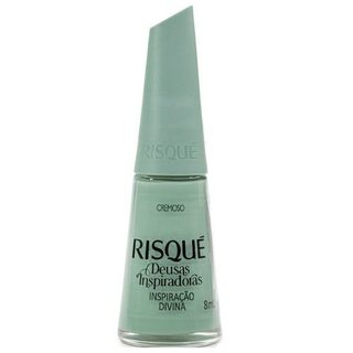 Esmalte Cremoso Risqué Deusas Inspiradoras inspiração divina, frasco com 8mL