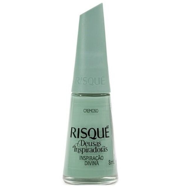 Esmalte Cremoso Risqué Deusas Inspiradoras inspiração divina, frasco com 8mL