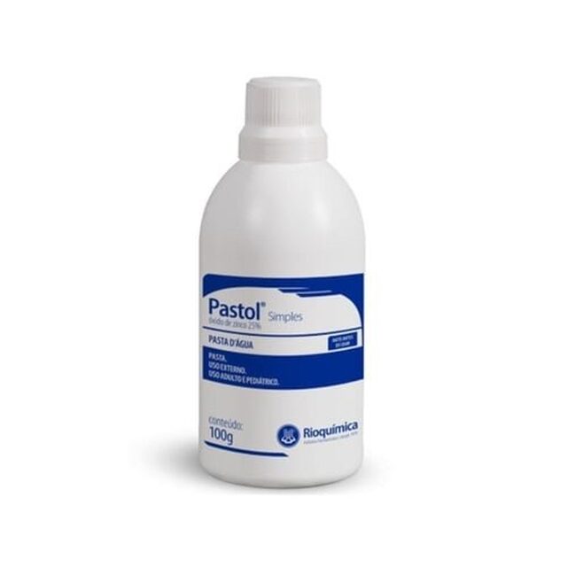 Pasta D'água RioQuímica frasco com 100g de solução de uso dermatológico