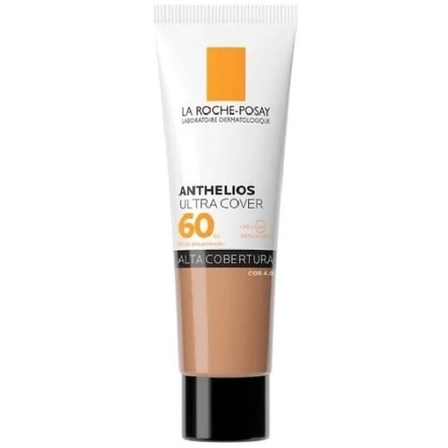 Protetor Solar Facial La Roche-Posay Anthelios Ultra Cover FPS 60, cor 4.0 com 30g