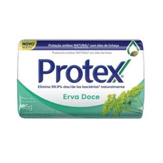 Sabonete Antibacteriano Protex erva-doce, barra, 1 unidade com 85g