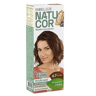 Kit Tintura Natucor Vegana n° 6.7 chocolate