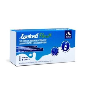 Lactosil Flora caixa com 8 cápsulas