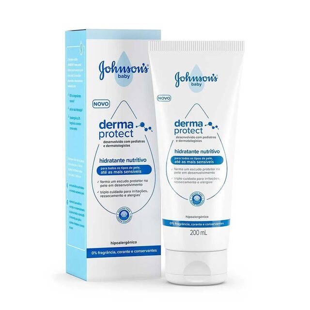Hidratante Nutritivo Johnson's Baby Derma Protect 200mL