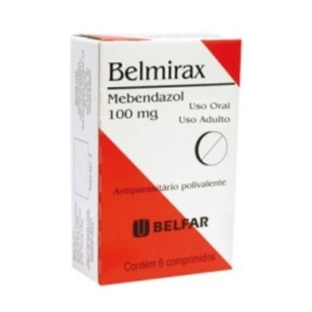 Belmirax 100mg, caixa com 6 comprimidos